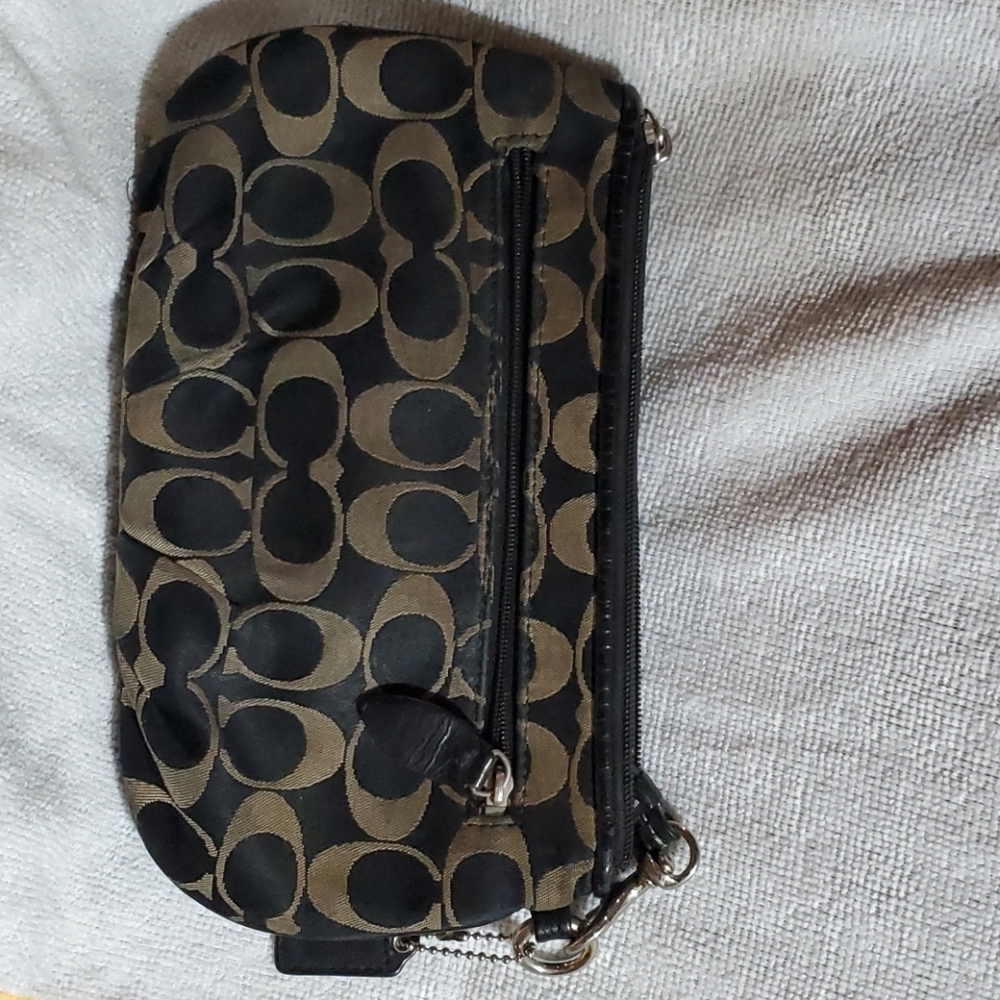 Coach wallet with strap